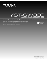 Yamaha YST-SW300 Omistajan opas