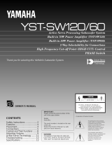 Yamaha YST-SW120/60 Ohjekirja