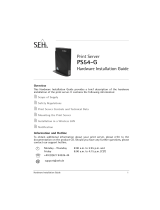 SEH Computertechnik PS54-G Ohjekirja