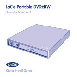LaCie LaCie Portable DVD±RW Support Ohjekirja