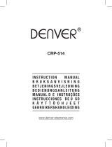 Denver CRP-514 Ohjekirja