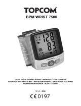 Topcom BPM Wrist 7500 Ohjekirja