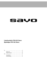 Savo FHV-8206-S Ohjekirja