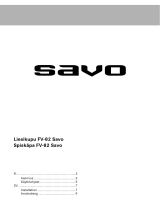 Savo FV-8205-S Ohjekirja