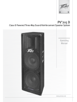 Peavey PV215D Ohjekirja