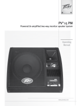 Peavey PV 15PM 2-Way Powered Floor Monitor Ohjekirja