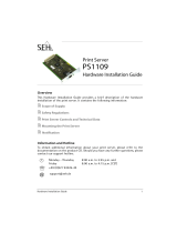 SEH Computertechnik PS1109 Ohjekirja