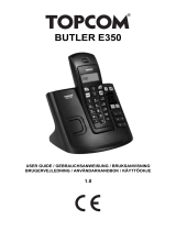 Topcom Butler E350 Ohjekirja