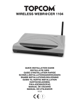 Topcom Wireless Webracer 1104 Ohjekirja