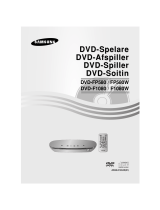 Samsung DVD-F1080W Omistajan opas