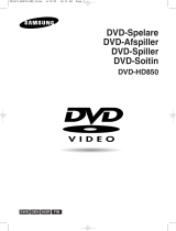 Samsung DVD-HD850 Omistajan opas