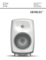 Genelec G Three Active Speaker Käyttö ohjeet