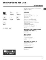 HOTPOINT/ARISTON ARMXXL 125 (EU)/HA Käyttöohjeet