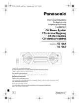 Panasonic SCUA4E Käyttö ohjeet