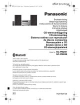 Panasonic SCPM251 Käyttö ohjeet