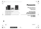Panasonic SCPMX80EG Käyttö ohjeet