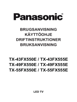 Panasonic TX43FX550E Käyttö ohjeet