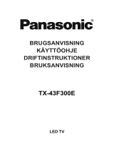 Panasonic TX43F300E Käyttö ohjeet