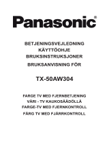 Panasonic TX50AW304 Käyttö ohjeet