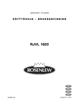 ROSENLEW RJVL1620 Ohjekirja