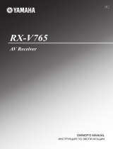 Yamaha RX-V765 Omistajan opas