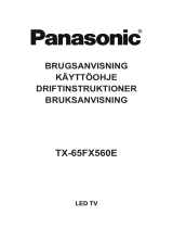 Panasonic TX65FX560E Käyttö ohjeet