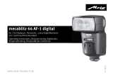 Metz mecablitz 64 AF-1 digital Olympus/Panasonic/Leica GB/S/SF/DK/LV Ohjekirja