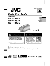 JVC GZ-R441 Käyttö ohjeet