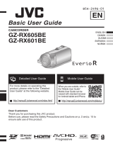 JVC GZ-RX605 Käyttö ohjeet