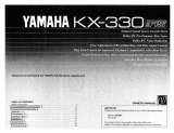 Yamaha KX-330 Omistajan opas