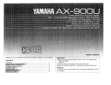 Yamaha AX-900 Omistajan opas