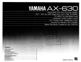 Yamaha AX-630 Omistajan opas
