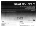 Yamaha RX-330 Omistajan opas