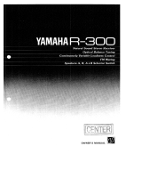 Yamaha RX-300 Omistajan opas