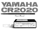 Yamaha CR-2020 Omistajan opas