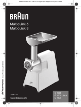 Braun Multiquick 5 G 1500 Ohjekirja