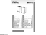 Epson ELPSP02 Active Speakers Käyttöohjeet