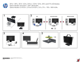 HP 23 inch Flat Panel Monitor series Asennusohje