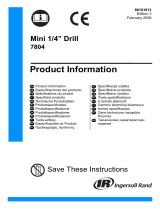 Ingersoll-Rand 7804 Ohjekirja