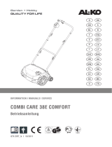 AL-KO Electric Lawn Rake / Scarifier Combi Care 38 E Comfort Ohjekirja