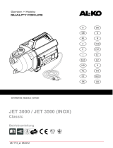 AL-KO Garden Pump Jet 3000 Inox Classic Ohjekirja