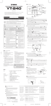 Yamaha YT-240 Omistajan opas