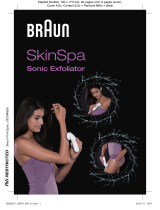 Braun SkinSpa, Sonic Exfoliator, 901 Spa, Silk-épil 7 Ohjekirja