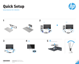 HP Pavilion 22cw 21.5-inch IPS LED Backlit Monitor Ohjekirja