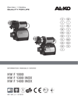 AL-KO HWF 1400 Inox mit 5 Laufrädern, 6000 L/h, Ohjekirja