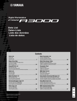 Yamaha PSR-A3000 Datalehdet