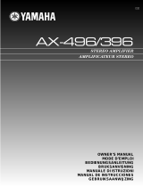 Yamaha AX-496/396 Ohjekirja