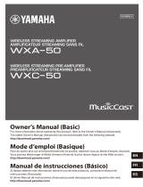 Yamaha Audio WXC-50 Ohjekirja