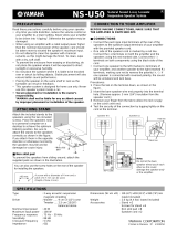 Yamaha NS-U50 Omistajan opas