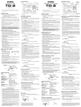 Yamaha TD-2 Ohjekirja